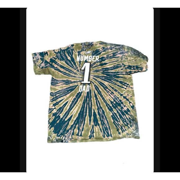 Philadelphia Eagles #1 Dad Tie-Dye Tee - Picture 2 of 4